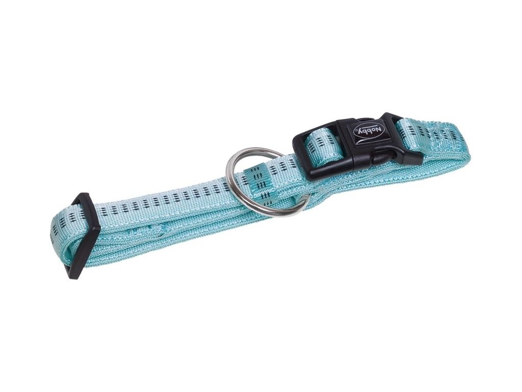 62195 nobby soft grip obojek nylon serikova m l 40 55cm z kategorie chovatelske potreby a krmiva pro psy obojky voditka a postroje pro psy obojky pro psy
