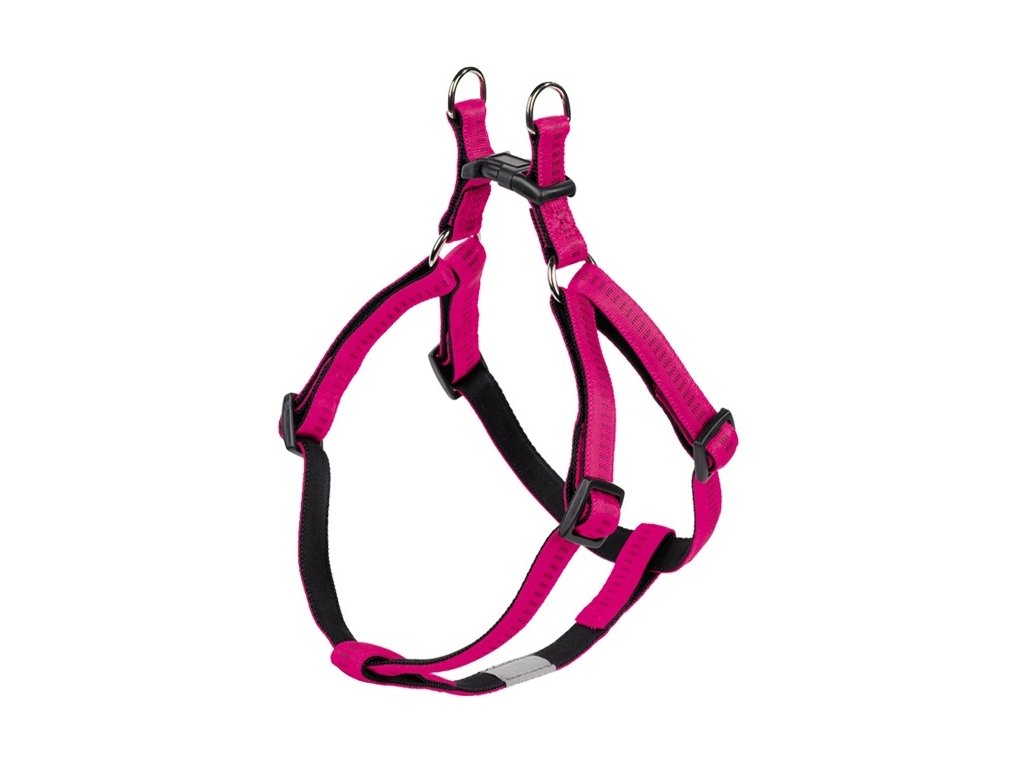16095 1 nobby soft grip postroj nylon s m 40 56cm 15mm ruzova z kategorie chovatelske potreby a krmiva pro psy obojky voditka a postroje pro psy postroje pro psy