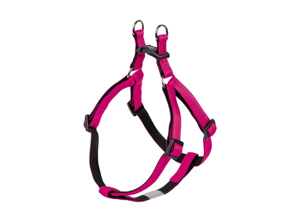 18585 1 nobby soft grip postroj nylon l xl 60 86cm 25mm ruzova z kategorie chovatelske potreby a krmiva pro psy obojky voditka a postroje pro psy postroje pro psy