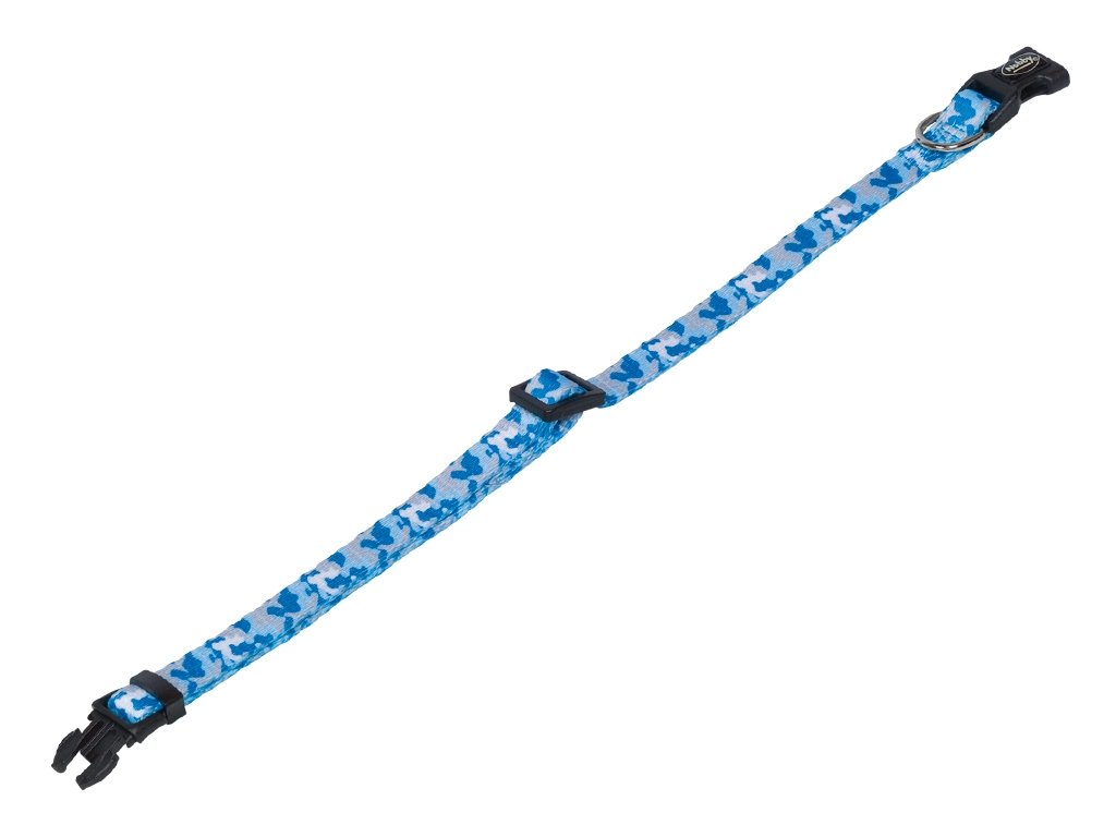 37860 2 nobby obojek maskacovy camouflage 20 35 cm modra z kategorie chovatelske potreby a krmiva pro psy obojky voditka a postroje pro psy obojky pro psy