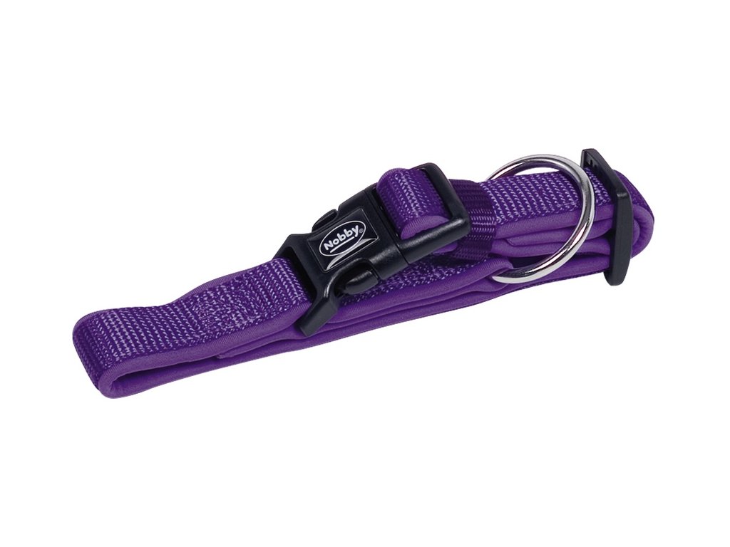 14844 1 nobby classic preno obojek neopren fialovy xs s 25 35cm z kategorie chovatelske potreby a krmiva pro psy obojky voditka a postroje pro psy obojky pro psy