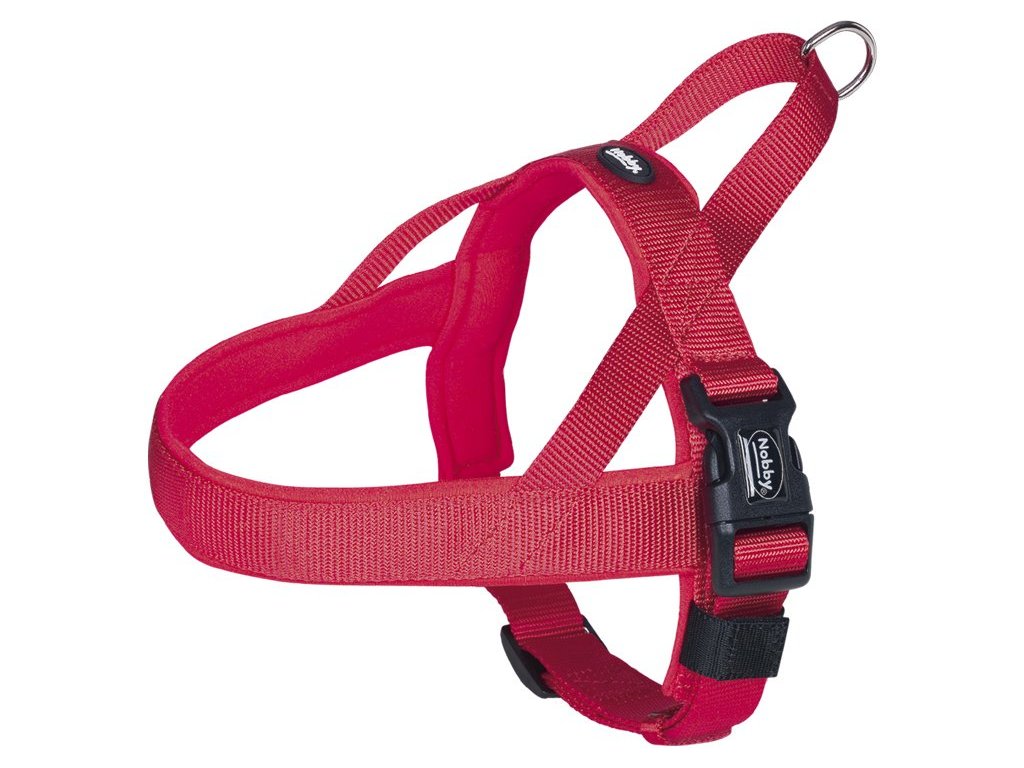 22548 1 nobby classic preno norsky postroj l xl cerveny z kategorie chovatelske potreby a krmiva pro psy obojky voditka a postroje pro psy postroje pro psy