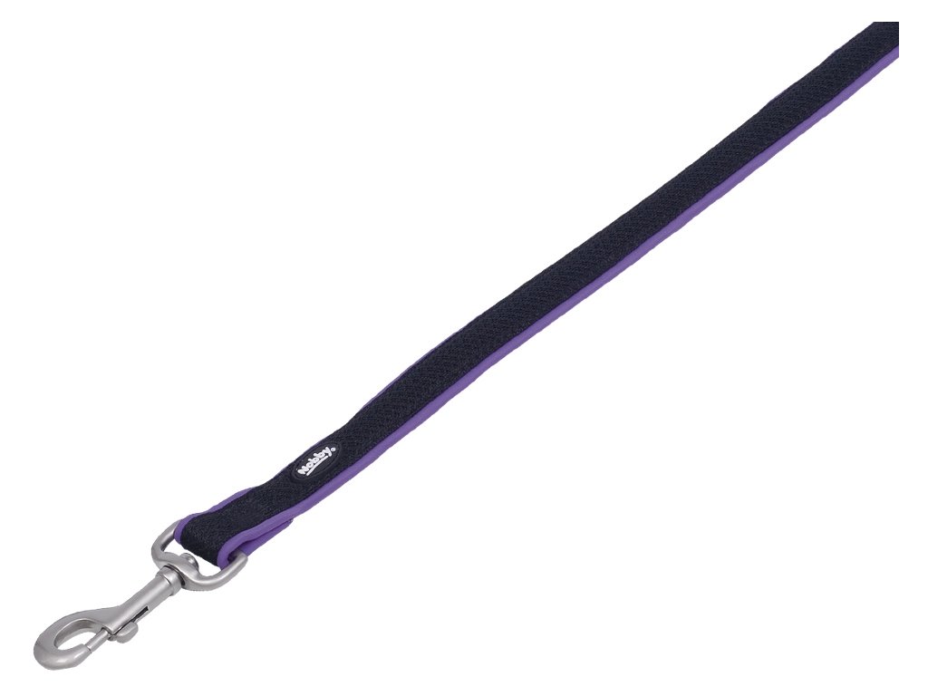 24801 1 nobby mesh preno voditko neopren fialove m l 120cm z kategorie chovatelske potreby a krmiva pro psy obojky voditka a postroje pro psy voditka pro psy klasicka voditka pro psy