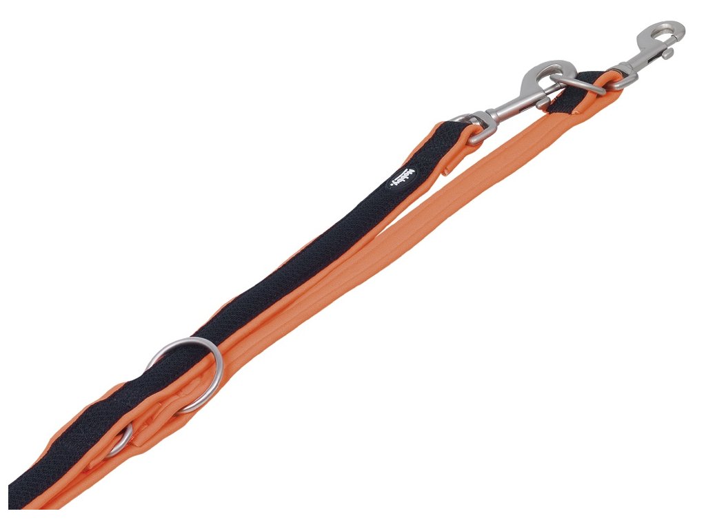 24873 1 nobby mesh preno voditko neopren oranzove l xl 200cm z kategorie chovatelske potreby a krmiva pro psy obojky voditka a postroje pro psy voditka pro psy klasicka voditka pro psy