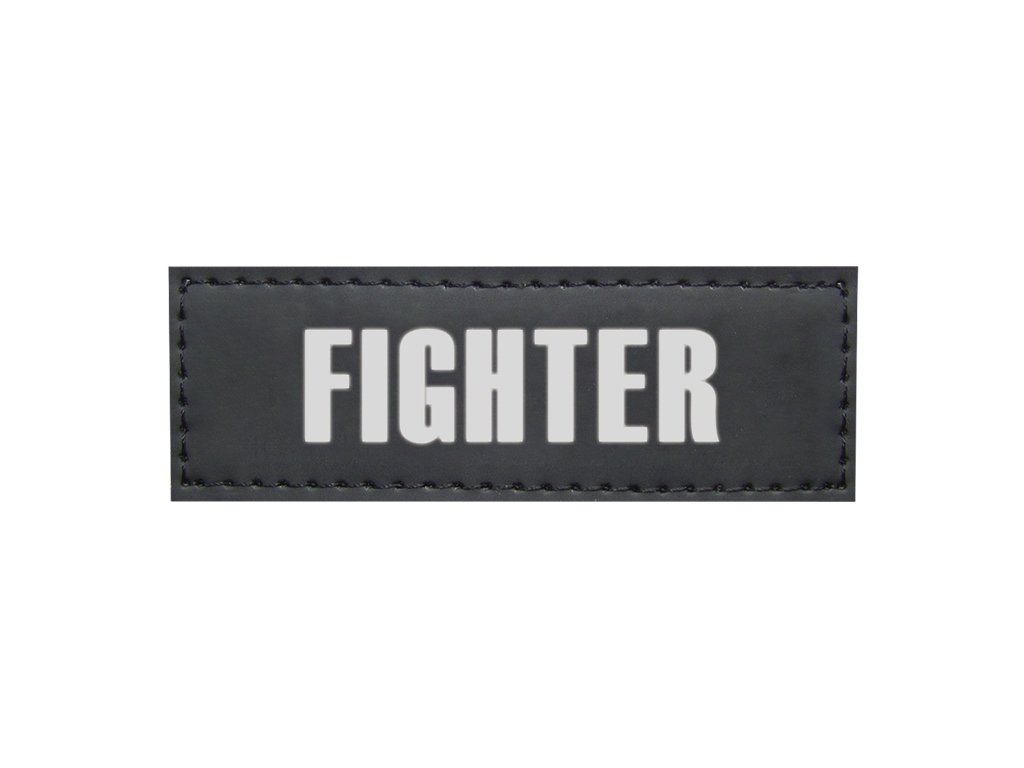 27492 1 nobby vymenitelny napis fighter na postroj seguro 3x9cm 2ks z kategorie chovatelske potreby a krmiva pro psy obojky voditka a postroje pro psy postroje pro psy