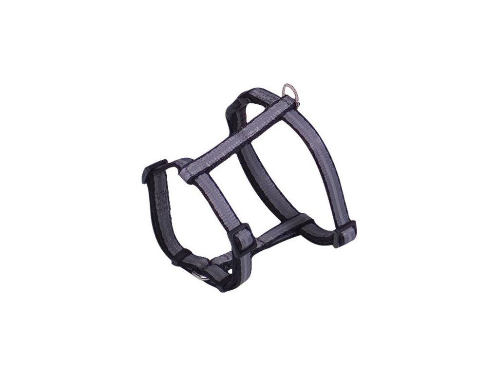 28644 1 nobby mini reflect reflexni postroj xs s 20 35cm sedy z kategorie chovatelske potreby a krmiva pro psy obojky voditka a postroje pro psy postroje pro psy