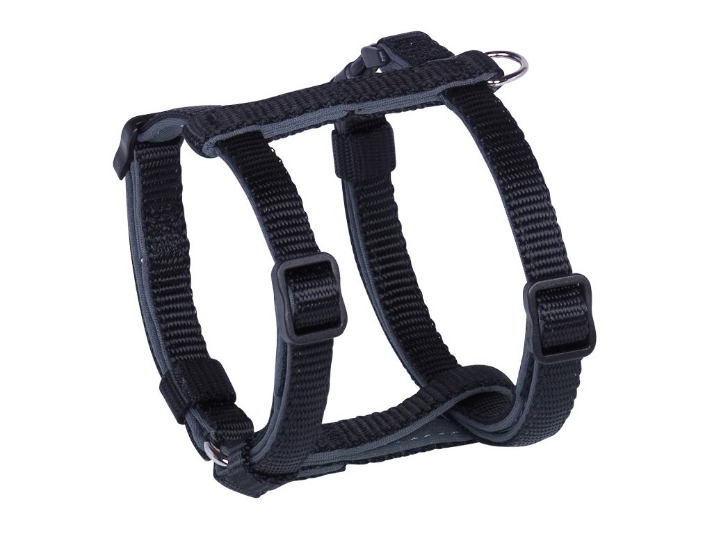 10524 1 nobby classic preno mini postroj neoprenovy cerna xxs s 30 40cm z kategorie chovatelske potreby a krmiva pro psy obojky voditka a postroje pro psy postroje pro psy