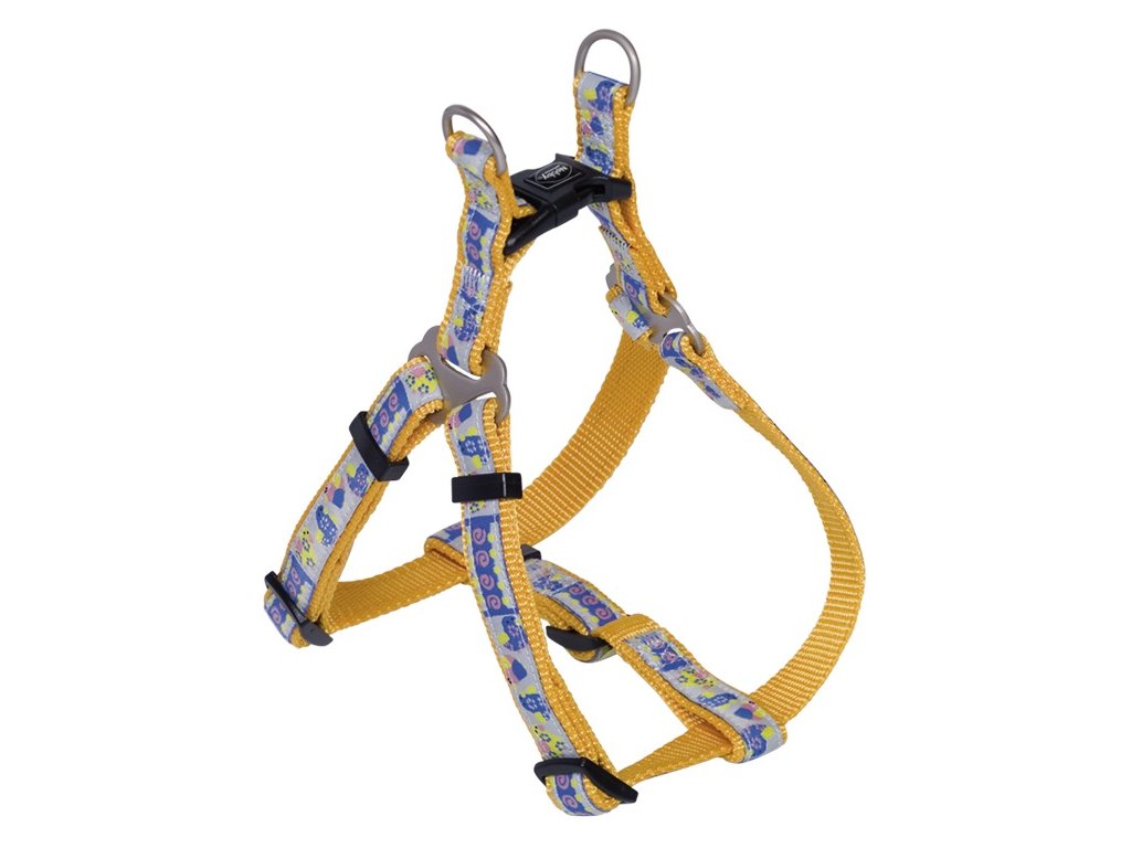 29904 1 nobby style one touch postroj oranzovy nylon xs s 30 40cm z kategorie chovatelske potreby a krmiva pro psy obojky voditka a postroje pro psy postroje pro psy