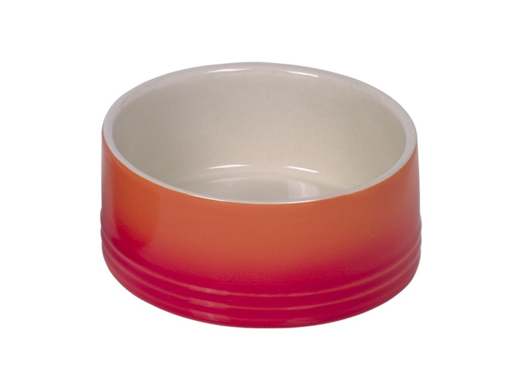 25788 1 nobby keramicka miska gradient oranzova 15 0 x 6 0 cm 0 55 l z kategorie chovatelske potreby a krmiva pro psy misky a davkovace pro psy keramicke misky pro psy
