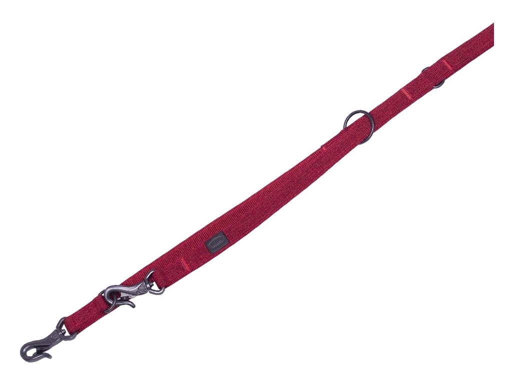 31464 2 nobby linen deluxe voditko nylon cervena xs s 200cm 16mm z kategorie chovatelske potreby a krmiva pro psy obojky voditka a postroje pro psy voditka pro psy klasicka voditka pro psy