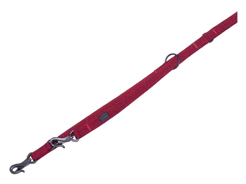 31467 2 nobby linen deluxe voditko nylon cervena m l 200cm 25mm z kategorie chovatelske potreby a krmiva pro psy obojky voditka a postroje pro psy voditka pro psy klasicka voditka pro psy