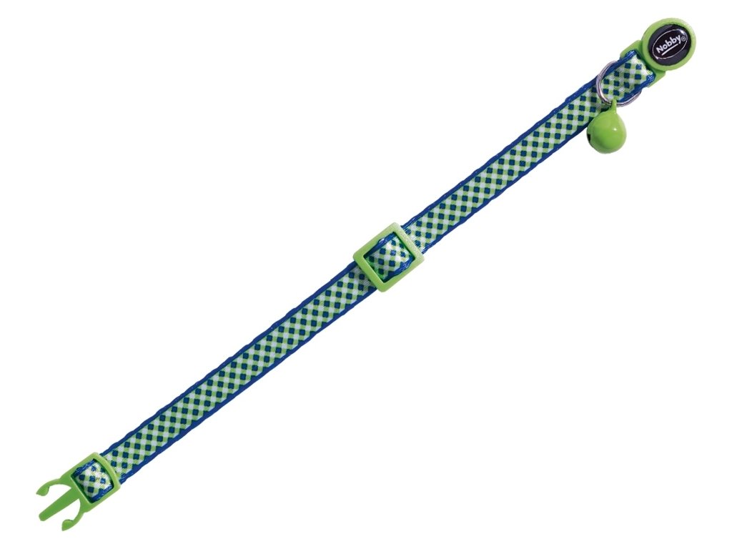 20751 1 nobby design green obojek s rolnickou pro kocky zeleny 1ks z kategorie chovatelske potreby a krmiva pro kocky obojky a voditka pro kocky obojky pro kocky