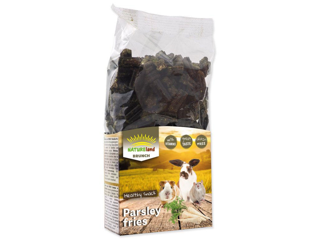 49290 1 pochoutka nature land brunch petrzelove hranolky 300 g z kategorie chovatelske potreby a krmiva pro hlodavce a mala zvirata pamlsky pro hlodavce