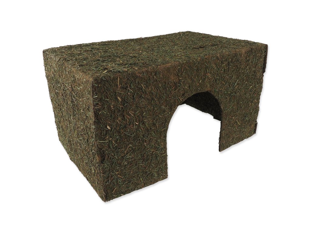49320 1 domek nature land living ze sena l 39 x 25 x 21 cm z kategorie chovatelske potreby a krmiva pro hlodavce a mala zvirata domecky odpocivadla