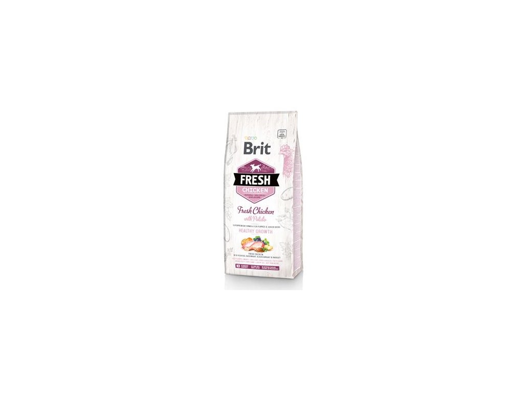 26922 brit fresh chicken potato puppy healthy growth 2 5 kg z kategorie chovatelske potreby a krmiva pro psy krmiva pro psy granule pro psy