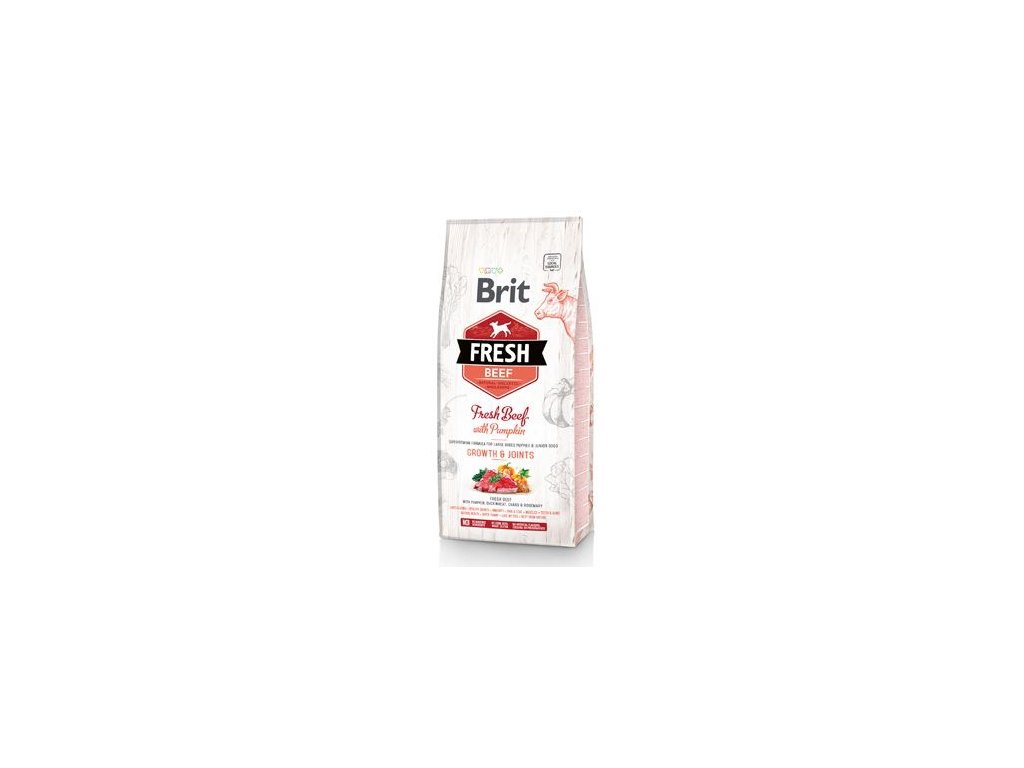 17604 brit fresh beef pumpkin puppy large bones joints 2 5 kg z kategorie chovatelske potreby a krmiva pro psy krmiva pro psy granule pro psy