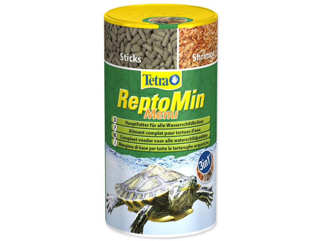 50130 1 tetra reptomin menu 250 ml z kategorie akvaristicke a teraristicke potreby krmiva terarijni krmiva