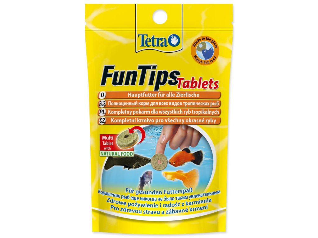 57813 1 tetra funtips tablets 20 tablet z kategorie akvaristicke a teraristicke potreby akvarijni technika