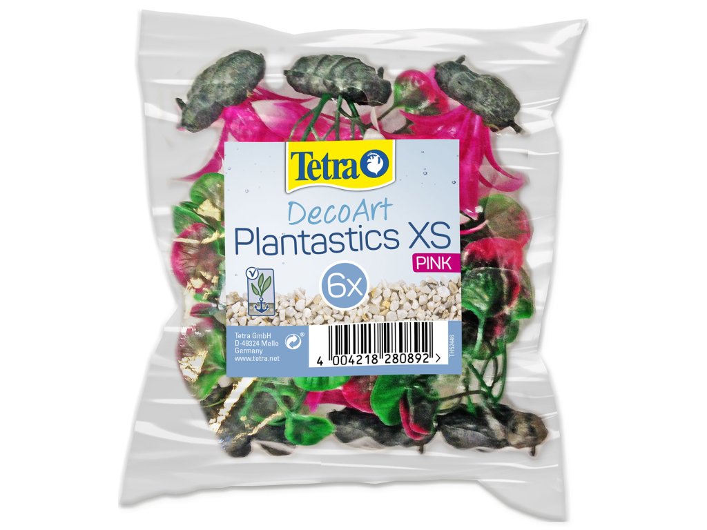 61163 1 rostliny tetra decoart plantastics xs ruzove 6 ks z kategorie akvaristicke a teraristicke potreby akvarijni technika