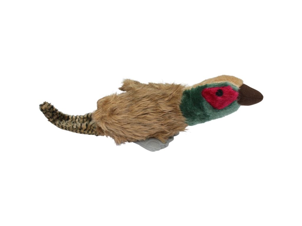 54246 hracka multipet migrators bazant plys 52 cm z kategorie chovatelske potreby a krmiva pro psy hracky pro psy plysove hracky pro psy