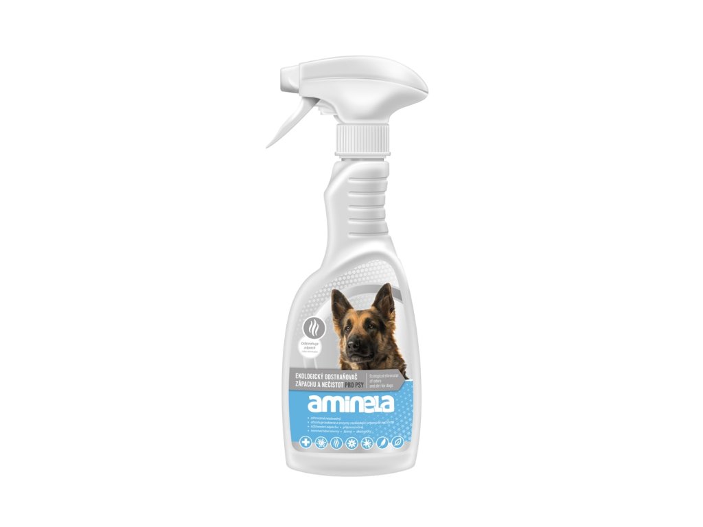 26751 aminela clean ekologicky odstranovac zapachu a necistot pro psy 500ml z kategorie chovatelske potreby a krmiva pro psy hygiena a kosmetika psa cistice a odpuzovace psu