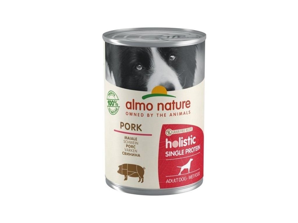24150 1 almo nature 100 single protein veprova konzerva 400g z kategorie chovatelske potreby a krmiva pro psy krmiva pro psy konzervy pro psy