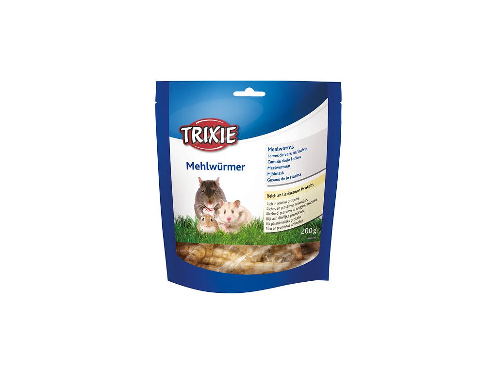 77280 2 trixie mealworms moucni cervi suseni 200g z kategorie chovatelske potreby a krmiva pro hlodavce a mala zvirata pamlsky pro hlodavce