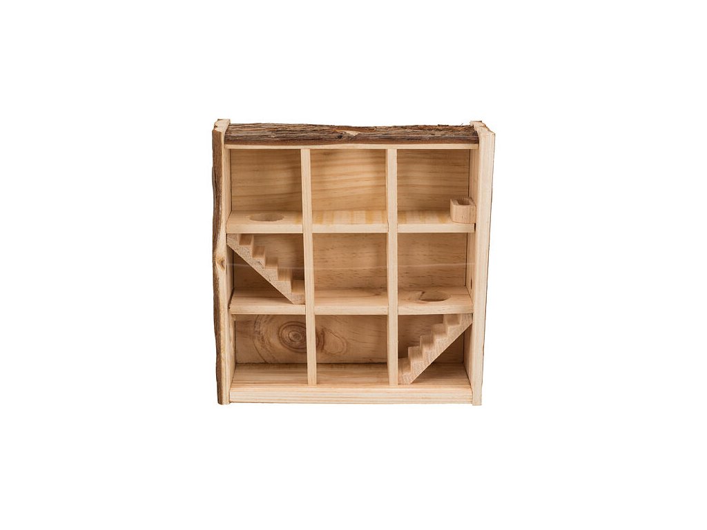 59927 7 ttrixie vez bludiste na hraninatural living pro mysi a zakrsle krecky 3 poschodi 30x30x10 cm z kategorie chovatelske potreby a krmiva pro hlodavce a mala zvirata hracky zabava