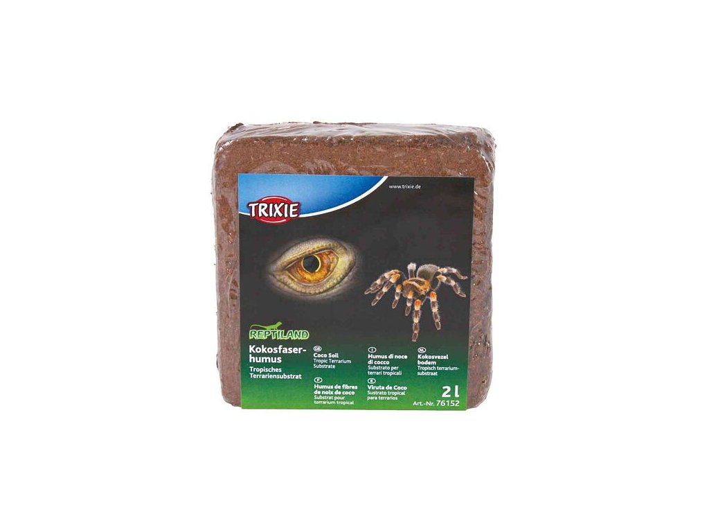59819 3 trixie kokosovy tropicky humus 6 ks tropicky substrat 2 l 160 g z kategorie akvaristicke a teraristicke potreby podestylky