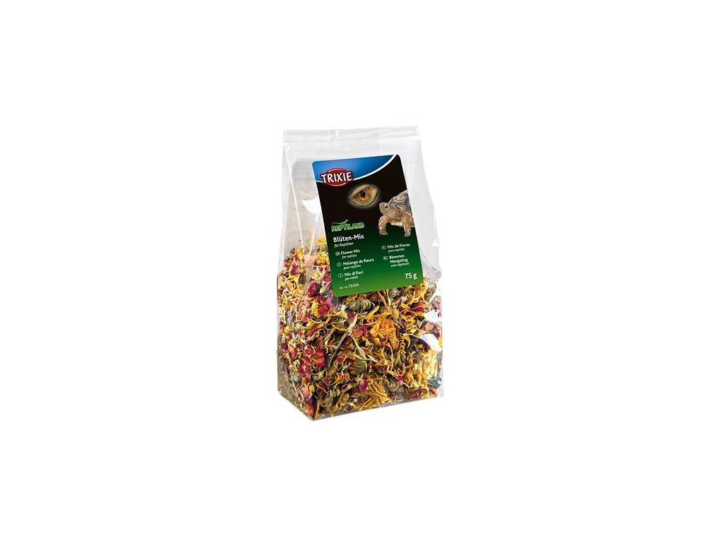 76488 2 trixie mix susenych kvetin pro plazy 75 g z kategorie akvaristicke a teraristicke potreby krmiva terarijni krmiva