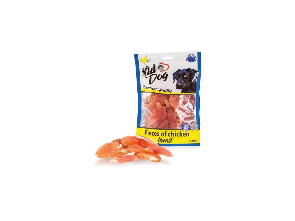 76377 2 kiddog kousky kurecich prsou 250 g z kategorie chovatelske potreby a krmiva pro psy pamlsky pro psy susena masicka pro psy
