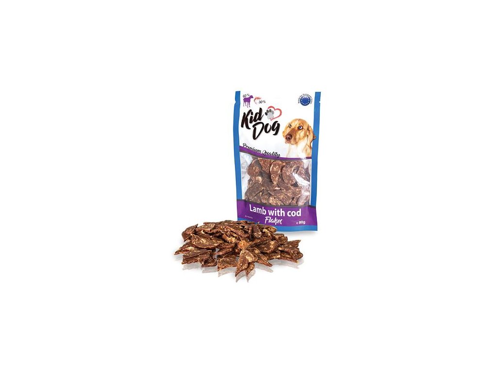 76293 3 kiddog jehneci lupinky s morskou treskou 80 g z kategorie chovatelske potreby a krmiva pro psy pamlsky pro psy susena masicka pro psy