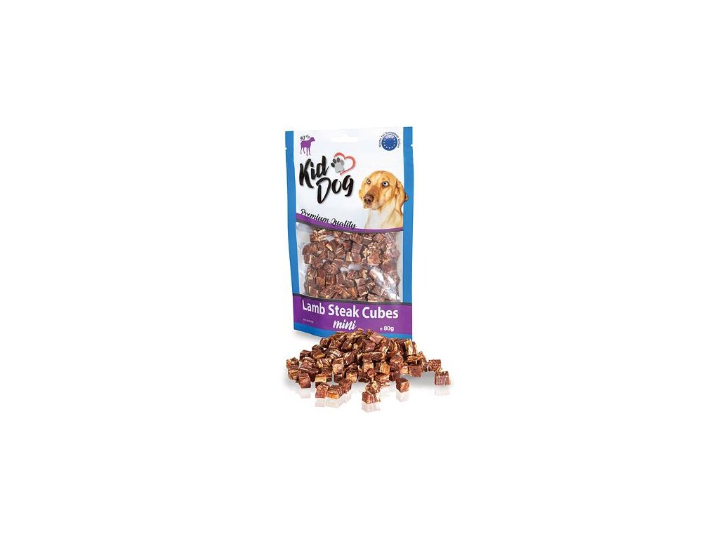 76266 3 kiddog mini kosticky z jehneciho masicka 80 g z kategorie chovatelske potreby a krmiva pro psy pamlsky pro psy susena masicka pro psy