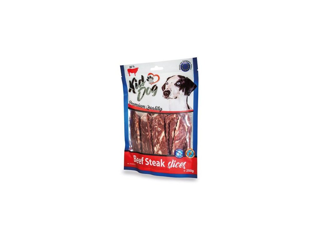 76194 2 kiddog hovezi filetovane masicko 250 g z kategorie chovatelske potreby a krmiva pro psy pamlsky pro psy susena masicka pro psy
