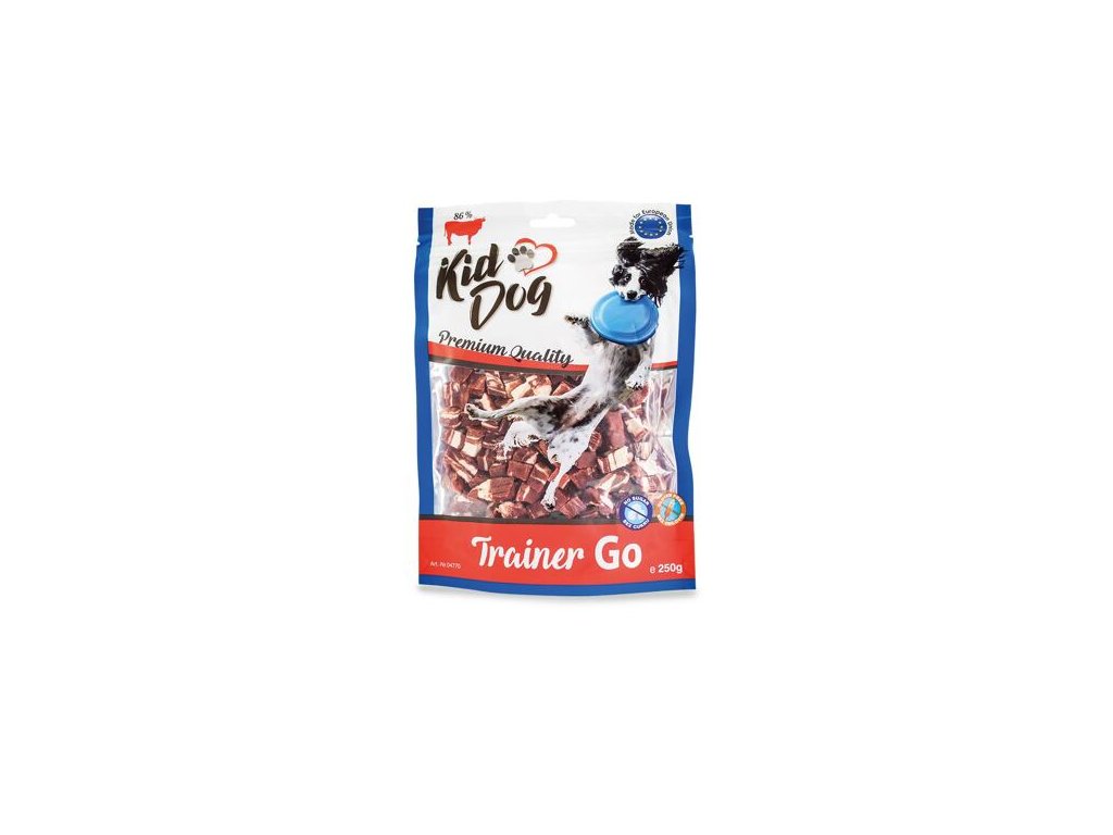 76374 2 kiddog trainer go mini hovezi kosticky 250 g z kategorie chovatelske potreby a krmiva pro psy pamlsky pro psy susena masicka pro psy
