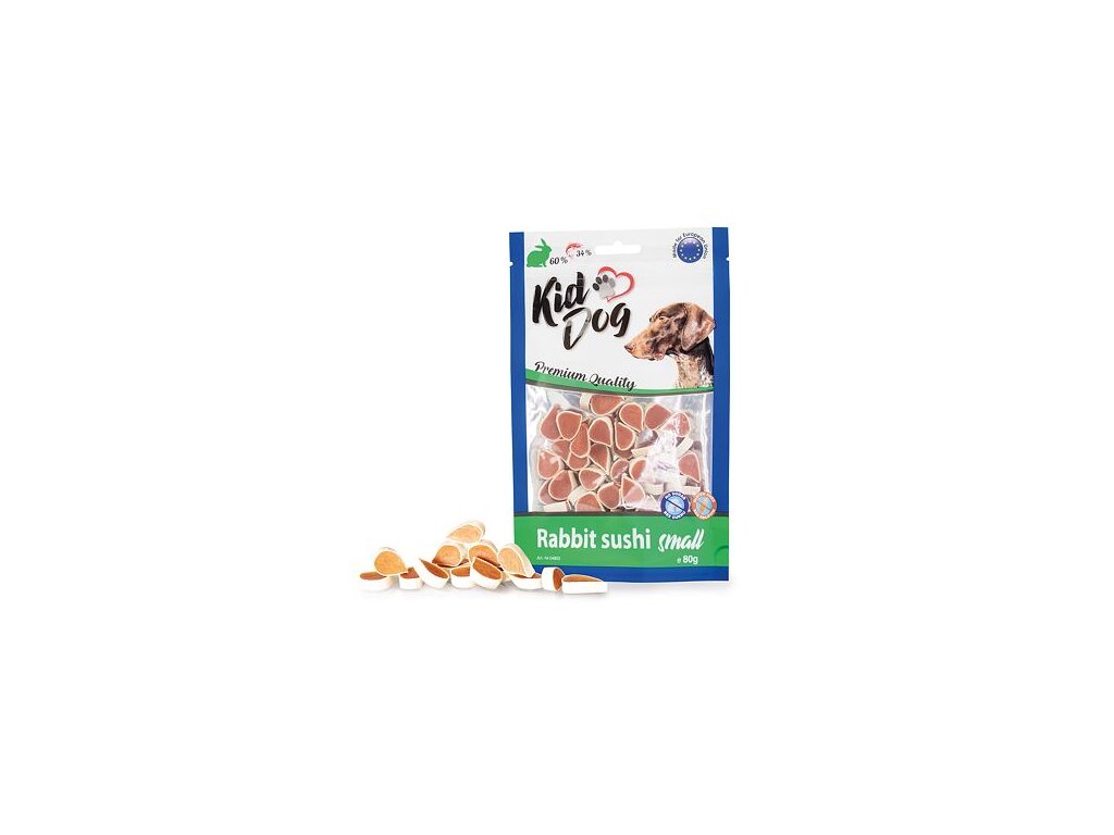 76161 2 kiddog kralici male sushi 80 g z kategorie chovatelske potreby a krmiva pro psy pamlsky pro psy susene vnitrnosti kosti pro psy