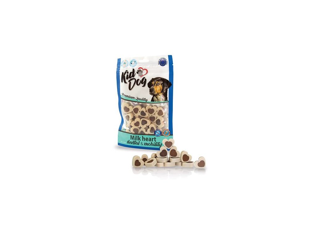 76326 2 kiddog dentalni vanilkova srdicka 80 g z kategorie chovatelske potreby a krmiva pro psy pamlsky pro psy dentalni pamlsky pro psy
