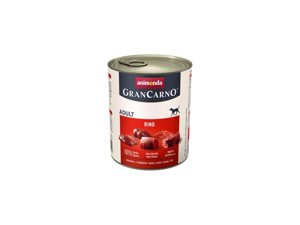 15198 animonda grancarno konzerva hovezi 800g z kategorie chovatelske potreby a krmiva pro psy krmiva pro psy konzervy pro psy