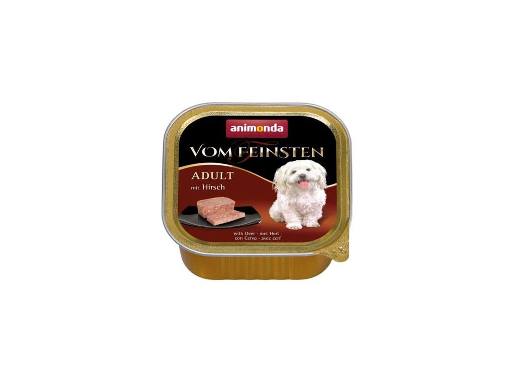 59234 1 animonda vom feinsten pastika adult s jelenim masem pro psy 150 g z kategorie chovatelske potreby a krmiva pro psy krmiva pro psy vanicky pastiky pro psy