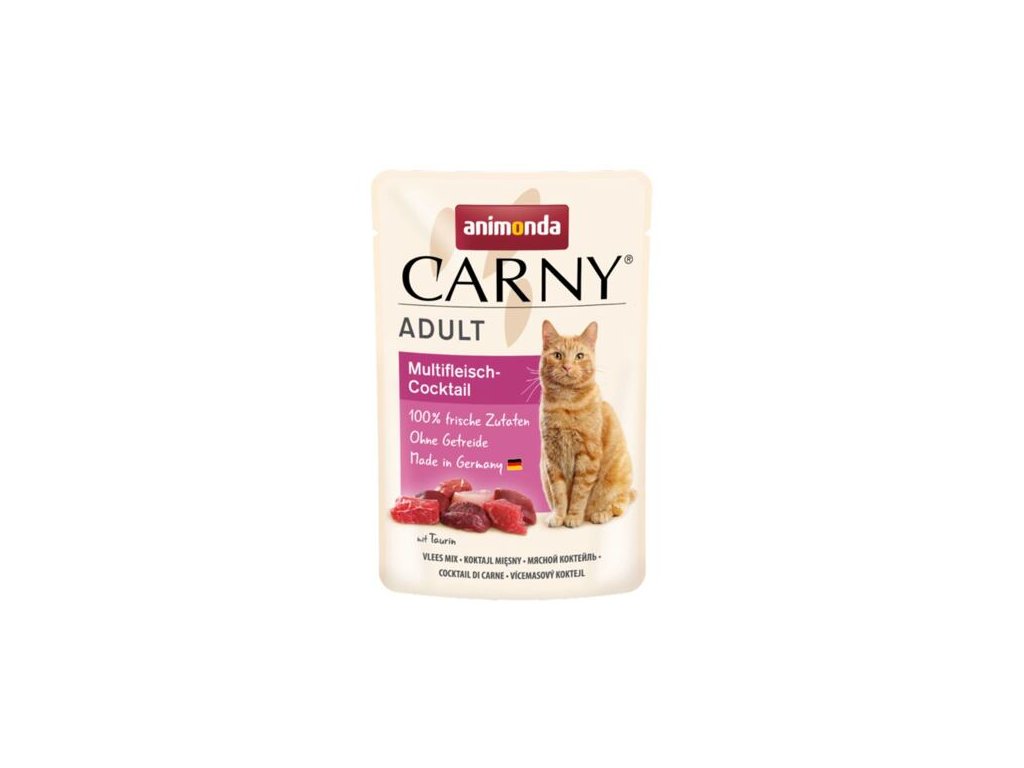 59390 1 animonda carny adult kapsicka multimasovy koktejl pro kocky 85g z kategorie chovatelske potreby a krmiva pro kocky krmivo a pamlsky pro kocky kapsicky pro kocky