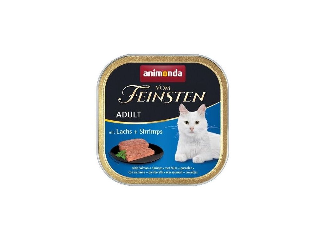 6981 animonda vom feinsten adult pastika losos krevety 100g z kategorie chovatelske potreby a krmiva pro kocky krmivo a pamlsky pro kocky vanicky pastiky pro kocky