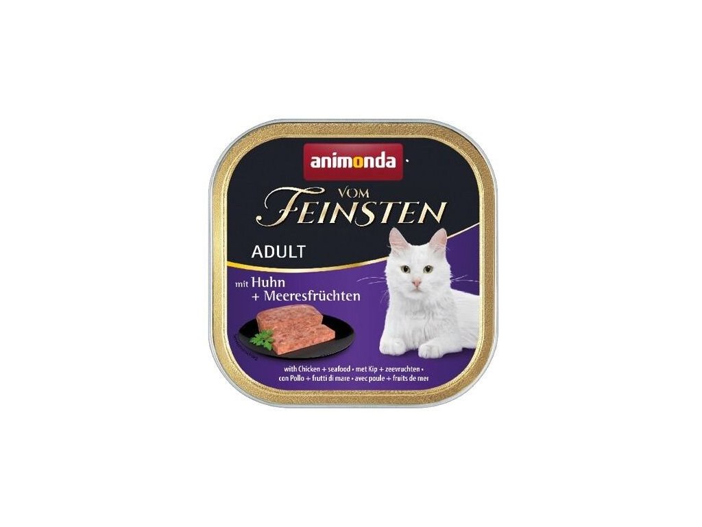 21924 animonda vom feinsten adult kure morske plody 100g z kategorie chovatelske potreby a krmiva pro kocky krmivo a pamlsky pro kocky vanicky pastiky pro kocky
