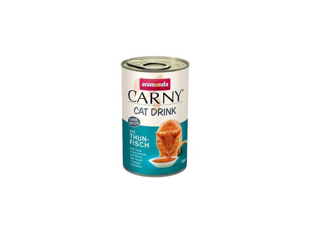 58922 animonda carny cat drink s tunakem 140 ml z kategorie chovatelske potreby a krmiva pro kocky krmivo a pamlsky pro kocky polevky a drinky pro kocky
