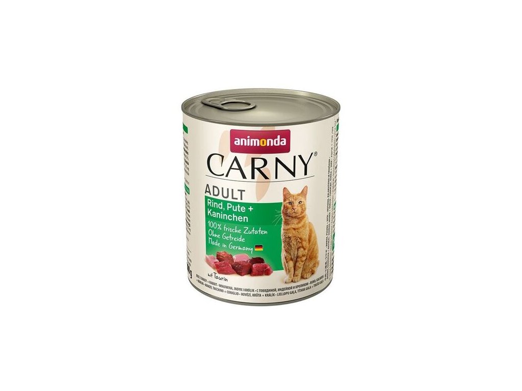 59381 1 animonda konzerva carny adult hovezi kruta kralik 800g z kategorie chovatelske potreby a krmiva pro kocky krmivo a pamlsky pro kocky konzervy pro kocky