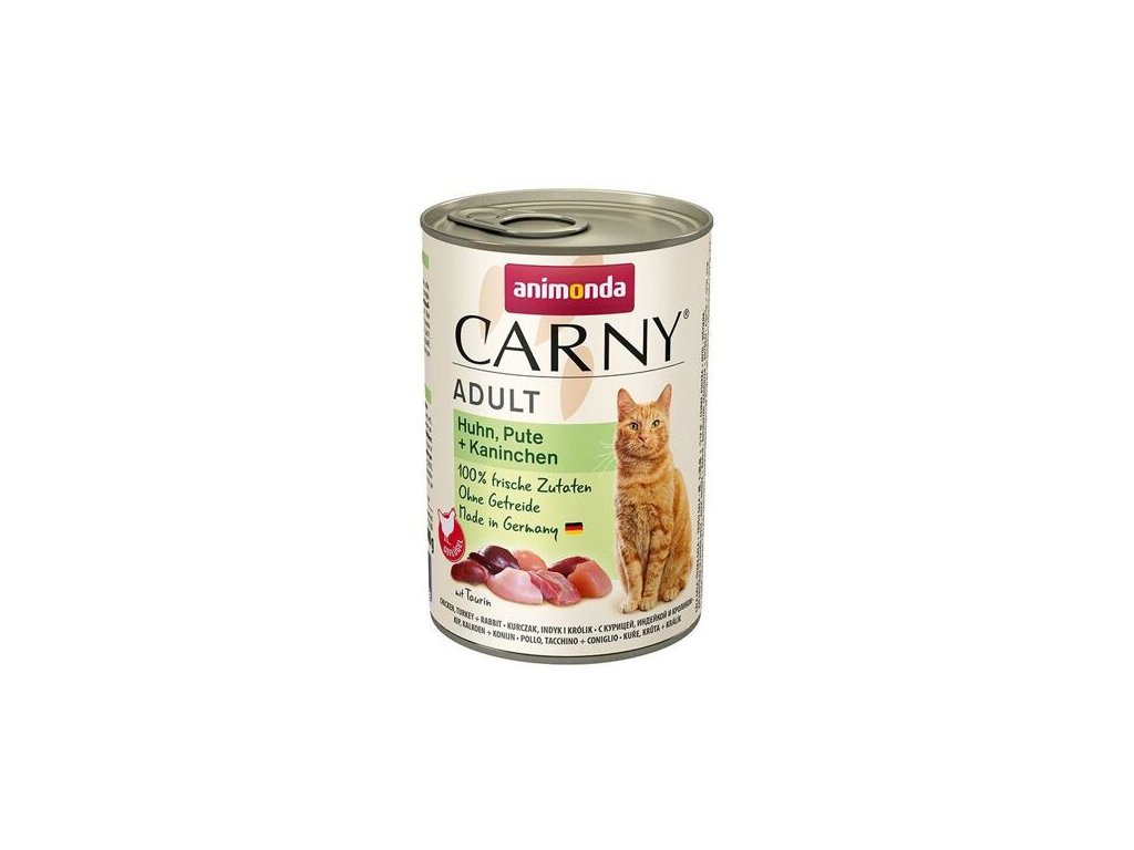 59363 1 animonda konzerva carny adult kure kruta kralik 400g z kategorie chovatelske potreby a krmiva pro kocky krmivo a pamlsky pro kocky konzervy pro kocky