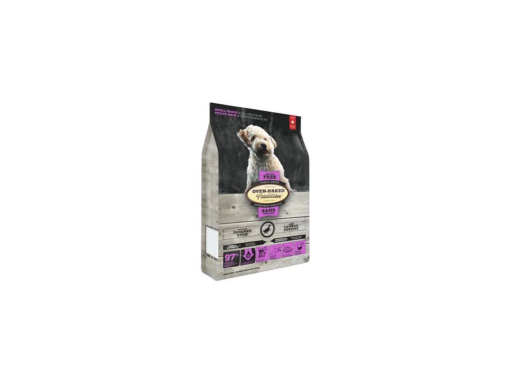 79593 3 oven baked adult dog grain free duck small breed 1 kg z kategorie chovatelske potreby a krmiva pro psy krmiva pro psy granule pro psy