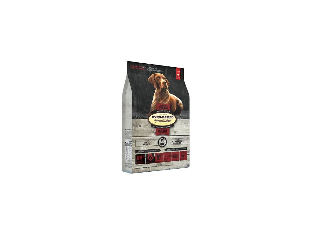 79608 3 oven baked adult dog grain free red meat all breeds 2 27 kg z kategorie chovatelske potreby a krmiva pro psy krmiva pro psy granule pro psy