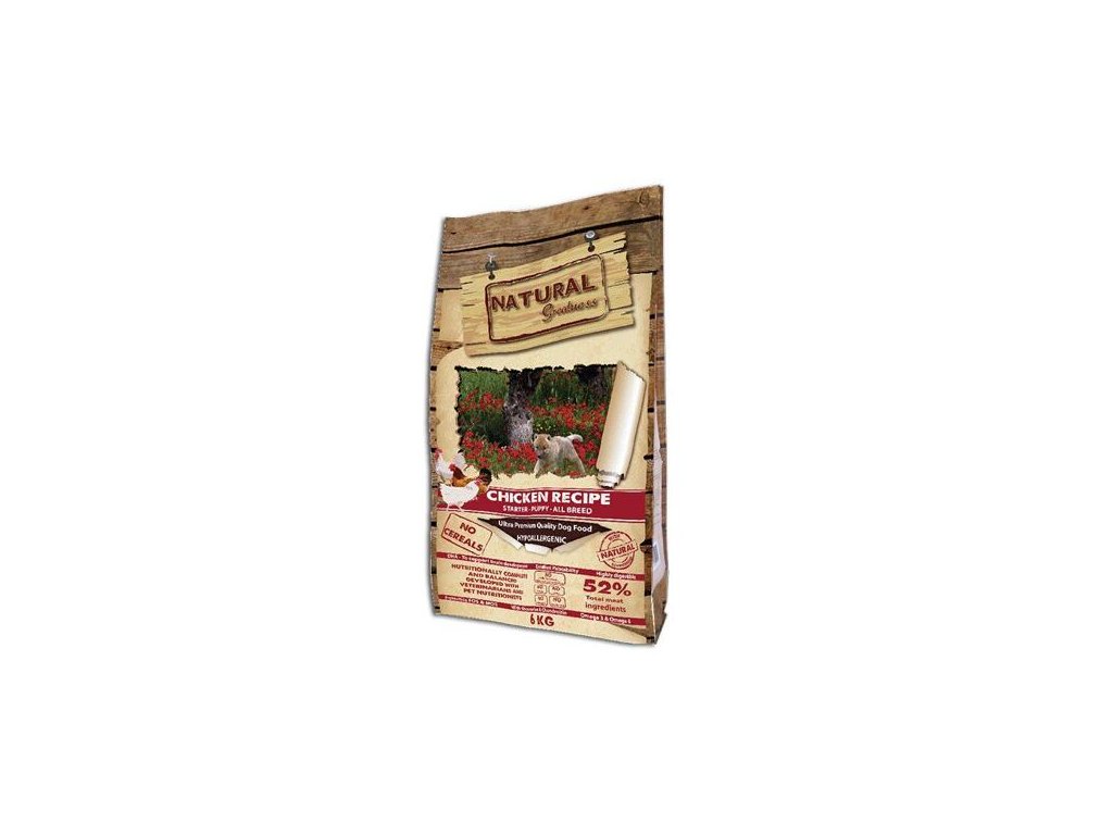 79350 2 natural greatness chicken recipe starter puppy 15 kg z kategorie chovatelske potreby a krmiva pro psy krmiva pro psy granule pro psy