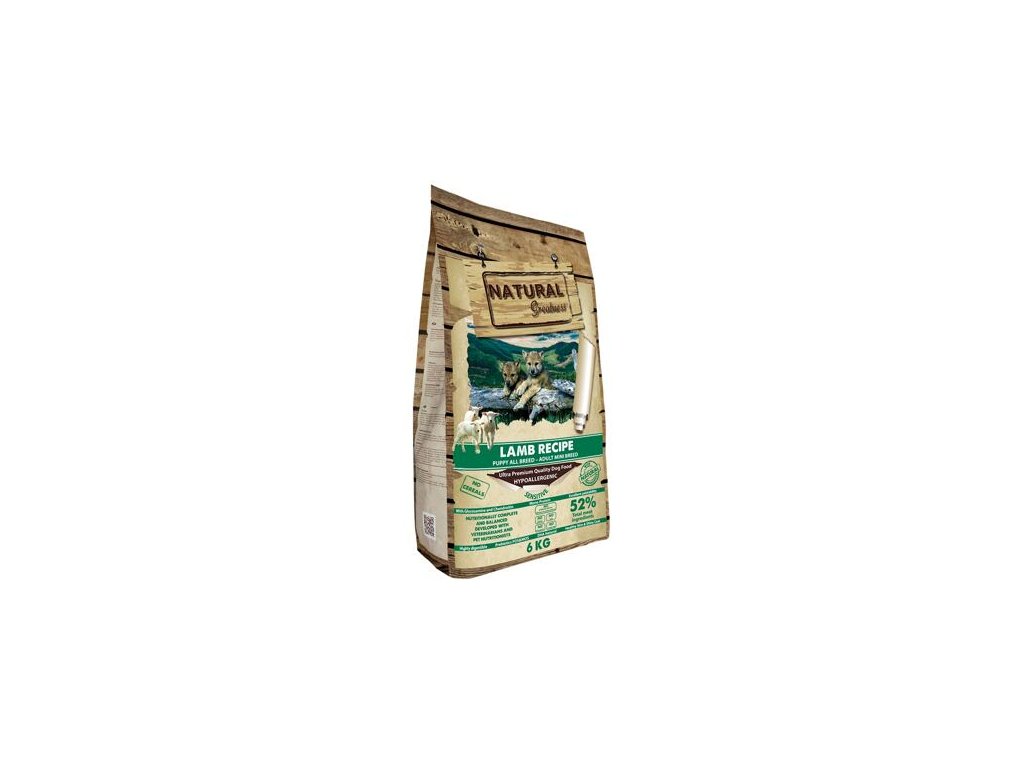79758 3 natural greatness lamb recipe sensitive starter puppy adult mini 2kg z kategorie chovatelske potreby a krmiva pro psy krmiva pro psy granule pro psy