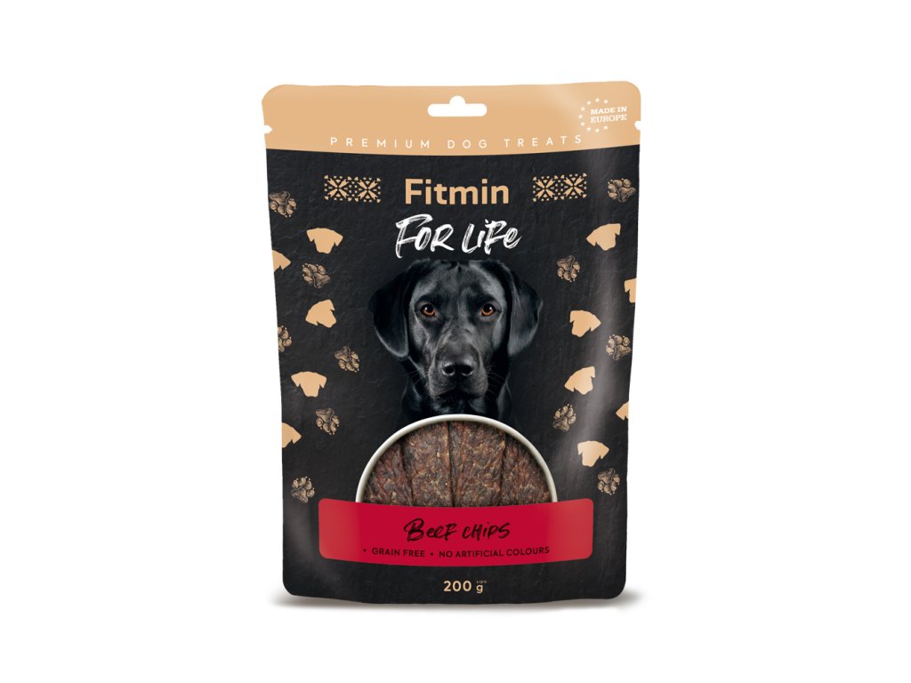 79173 1 fitmin for life hovezi chipsy pamlsky pro psy 200 g z kategorie chovatelske potreby a krmiva pro psy pamlsky pro psy susena masicka pro psy